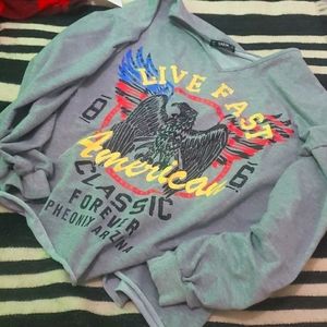 Grey Graphic sweatshirt